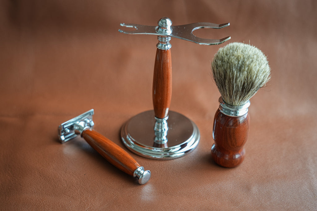 Rosewood Shaving Set
