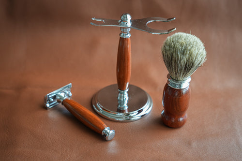 Rosewood Shaving Set