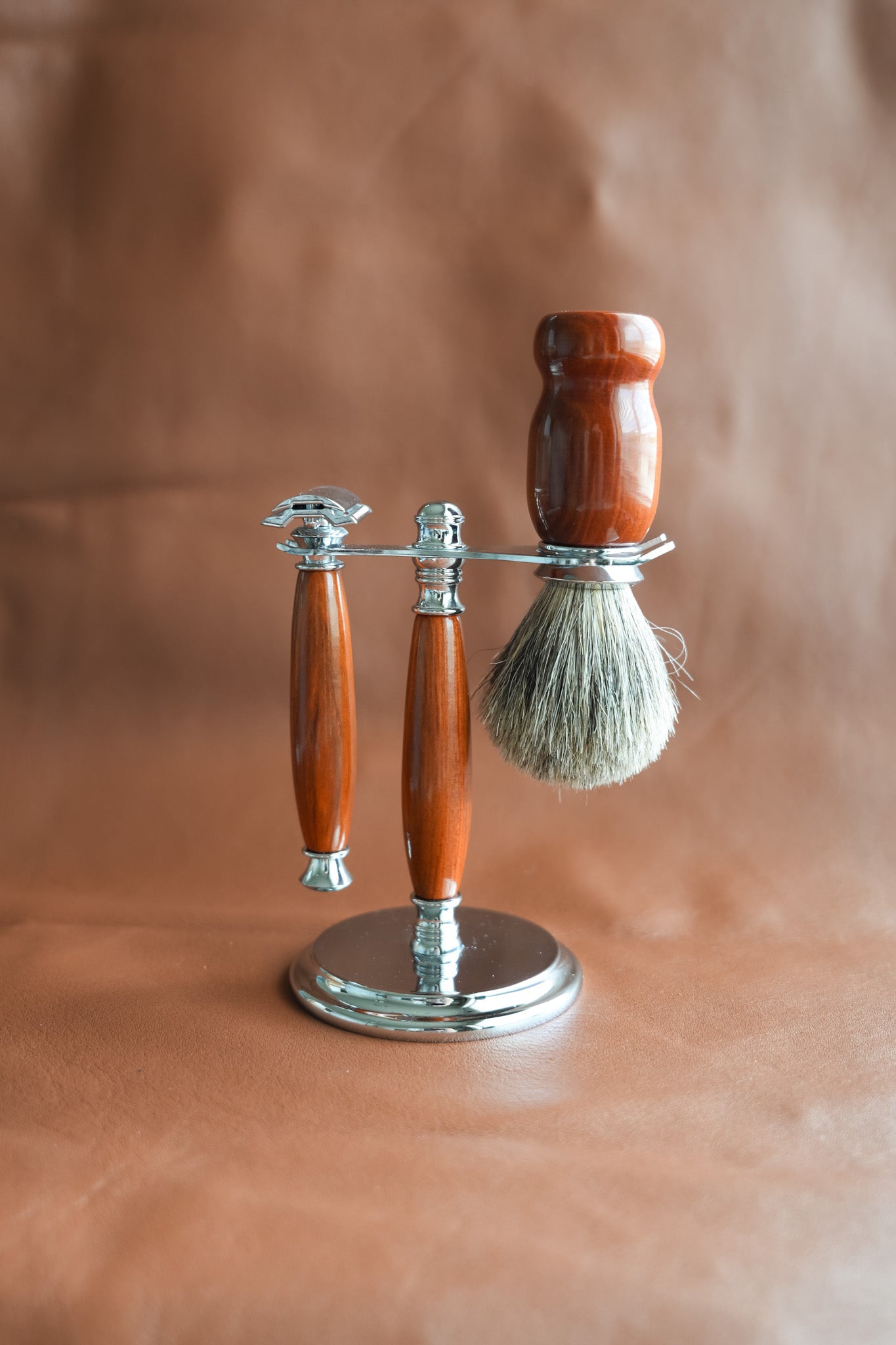 Rosewood Shaving Set