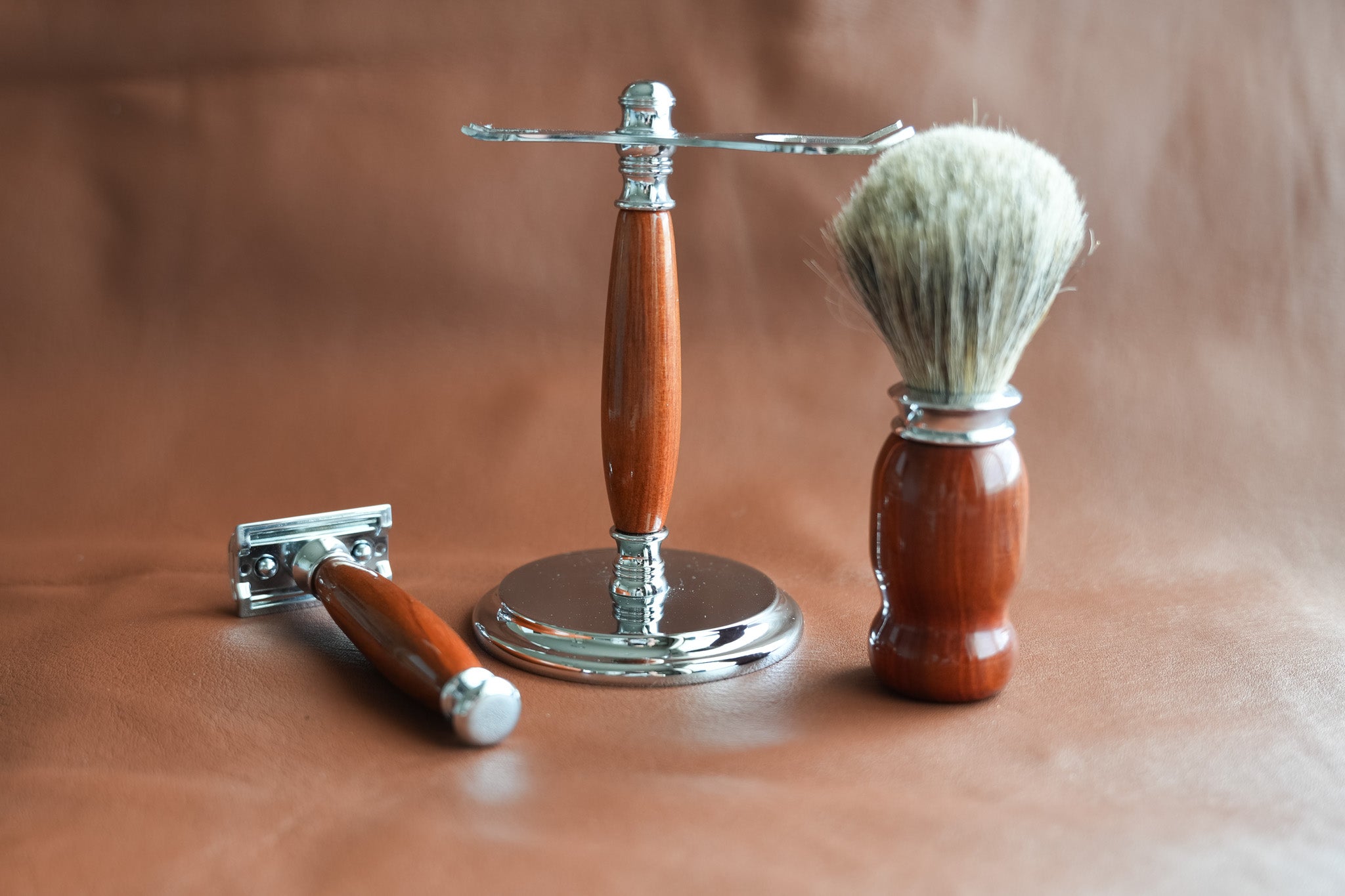 Rosewood Shaving Set