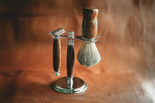 Walnut Shaving Set