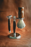 Walnut Shaving Set